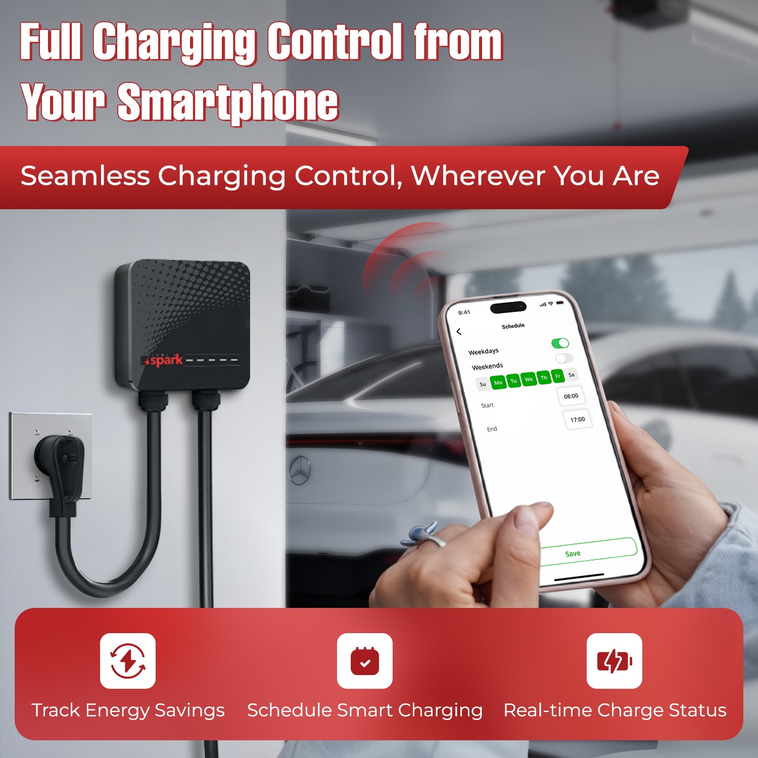 Spark AC 40A NEMA Charger