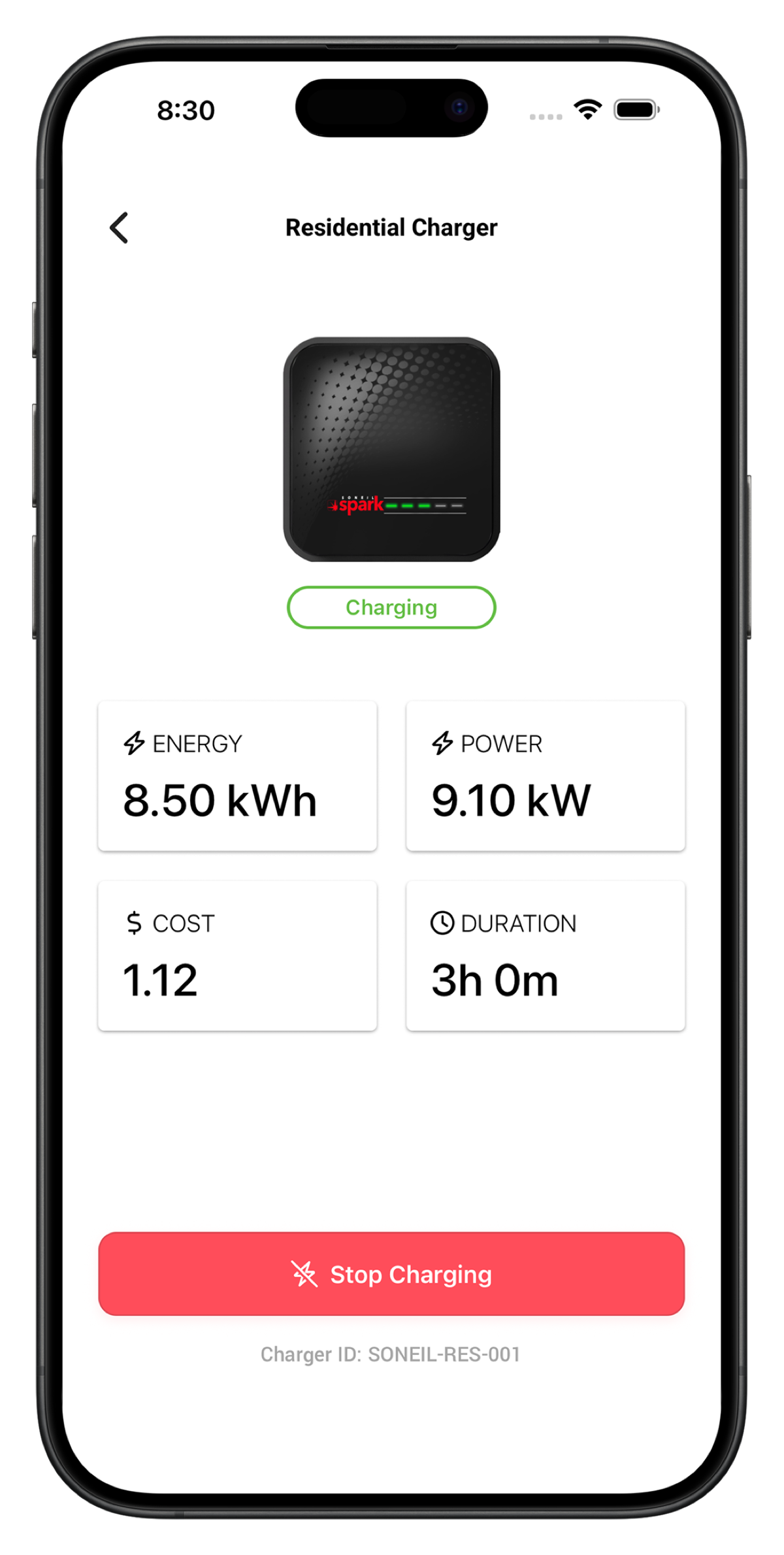 Spark App custom dashboard screen